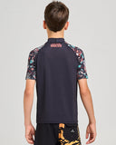 MAD HUEYS - She'll Be Right Youth Raglan Rashie - BLACK