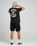 THE MAD HUEYS Sailor Anchor Short Sleeve Tee - BLACK