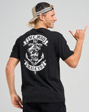 THE MAD HUEYS Sailor Anchor Short Sleeve Tee - BLACK