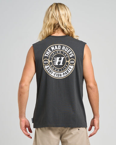 THE MAD HUEYS Hueys Good Life Muscle - BLACK