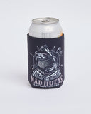 THE MAD HUEYS Captain Ship Faced Stubby Cooler - BLACK