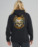 THE MAD HUEYS Caught Fk All Island Hooded Pullover - BLACK
