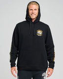 THE MAD HUEYS Caught Fk All Island Hooded Pullover - BLACK