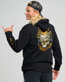THE MAD HUEYS Caught Fk All Island Hooded Pullover - BLACK