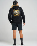 THE MAD HUEYS Caught Fk All Island Hooded Pullover - BLACK