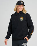 THE MAD HUEYS Caught Fk All Island Hooded Pullover - BLACK