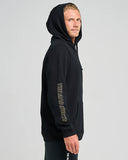 THE MAD HUEYS Caught Fk All Island Hooded Pullover - BLACK