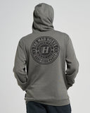 THE MAD HUEYS Hueys Good Life Hooded Pullover - CHARCOAL