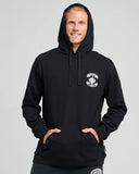 THE MAD HUEYS Ahoy Fkrs Storm Hooded Pullover - BLACK