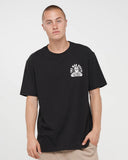 THE MAD HUEYS Such Is Kelly Short Sleeve Tee - BLACK