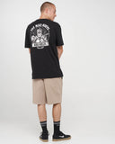 THE MAD HUEYS Such Is Kelly Short Sleeve Tee - BLACK