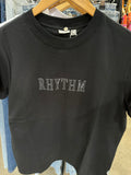 RHYTHM Flagship Boyfriend T-Shirt - BLACK