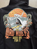 THE MAD HUEYS Tropic Frothin Club Youth Pullover - BLACK