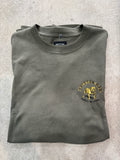 BRIXTON Bauer Heavy Weight Relaxed Tee - OLIVE SURPLUS CLASSIC WASH