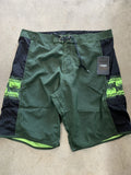 FORMER Manners Trunk Short 20" - BLACK/LIME