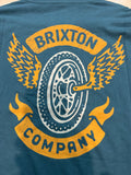 BRIXTON Payson Short Sleeve Tee - NIGHT SAGE
