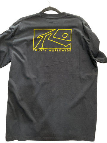 RUSTY Boxed Out Short Sleeve Tee - BLACK 4