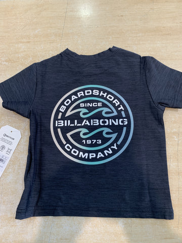 BILLABONG Groms Rotar Shoreline LF Rashie - BLACK