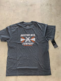 BRIXTON Danton Tee - BLACK WORN WASH