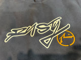 RUSTY Dine N Dash Hooded Fleece - STEEL