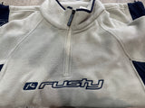 RUSTY Blizzard 1/4 Zip Polar Fleece - ABBEY STONE