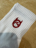 RUSTY Fancy Day Crew Sock 3-Pack - WHITE