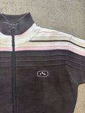 RUSTY Daddy GB Zip Through Knit - JAVA