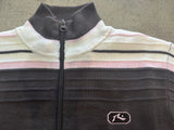 RUSTY Daddy GB Zip Through Knit - JAVA