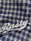 RUSTY Peggy Sue Button Down Blouse  - BLUE PLAID