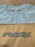 RUSTY Polar Girly 2Pop Oversized Tee - PALE BANANA