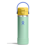 HYDRO FLASK Kids 18oz Wide Mouth Covered Cap And Boot - MERMAID GREEN