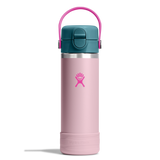 HYDRO FLASK Kids 18oz Wide Mouth Covered Cap And Boot - BLOSSOM PINK
