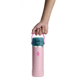 HYDRO FLASK Kids 18oz Wide Mouth Covered Cap And Boot - BLOSSOM PINK