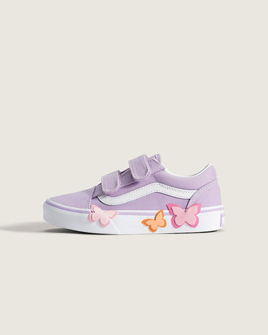 VANS Kids Old Skool V Butterfly - SOFT ORCHID