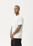 AFENDS Vinyl Retro Tee - WHITE