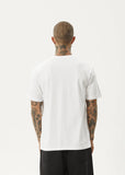 AFENDS Vinyl Retro Tee - WHITE
