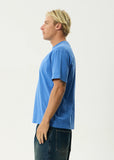 AFENDS Vinyl Retro Tee - WASHED MARINA