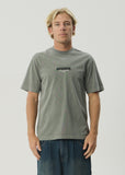 AFENDS Vinyl Retro Tee - WASHED SYCAMORE
