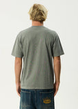 AFENDS Vinyl Retro Tee - WASHED SYCAMORE