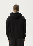 AFENDS Thrown Out Pull On Hood - BLACK