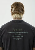 AFENDS HQ Recycled Boxy Fit Tee - STONE BLACK