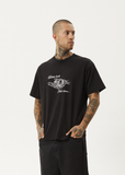 AFENDS Bad Luck Heavy Boxy Fit Tee - BLACK