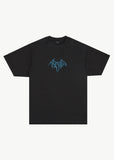 AFENDS Bats Recycled Raglan Boxy Fit Tee - STONE BLACK