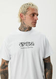 AFENDS Horsey Recycled Boxy Fit Tee - WHITE