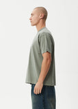 AFENDS Skeletor Recycled Boxy Fit Tee - WASHED SYCAMORE