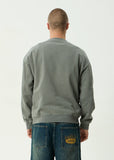 AFENDS Home Recycled Crew Neck - WASHED SYCAMORE