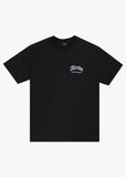 AFENDS Thirty Three Ten Retro Tee - STONE BLACK