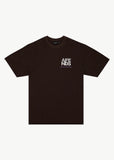 AFENDS Funnel Recycled Retro Tee - WASHED COFFEE