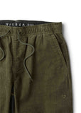 VISSLA No See Ums Cord Eco Elastic Pant - SURPLUS