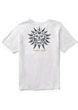 VISSLA Burnt Up Organic Blend Short Sleeve Tee - WHITE